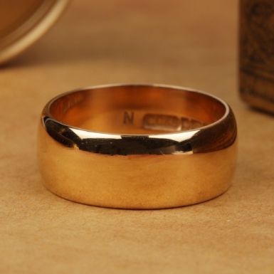 Pre-Owned Vintage 1968 22ct Gold 8mm Wedding Ring