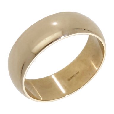 Pre-Owned 9ct Yellow Gold 7mm Wedding Band Ring