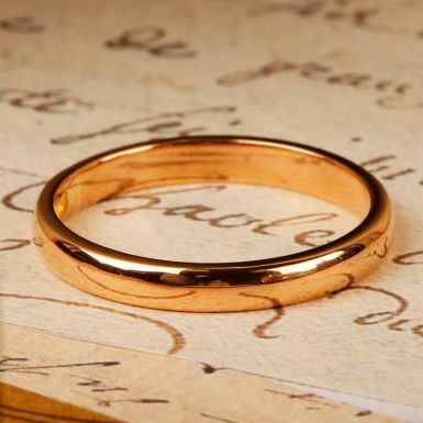 Pre-Owned Vintage 1939 22ct Gold 3mm Wedding Ring