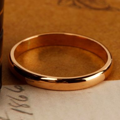 Pre-Owned Vintage 1927 22ct Gold 3mm Wedding Ring