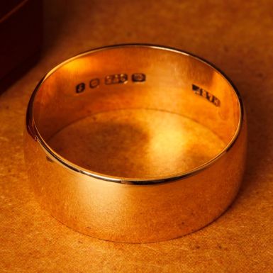 Pre-Owned Vintage 1981 9ct Yellow Gold 7mm Wedding Ring
