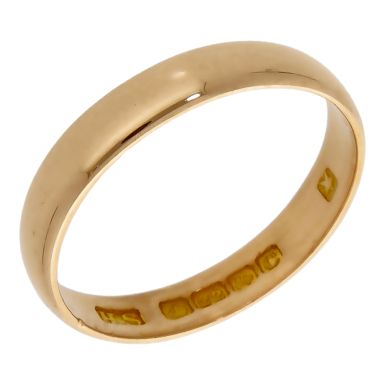Pre-Owned Vintage 1927 22ct Gold 3mm Wedding Ring