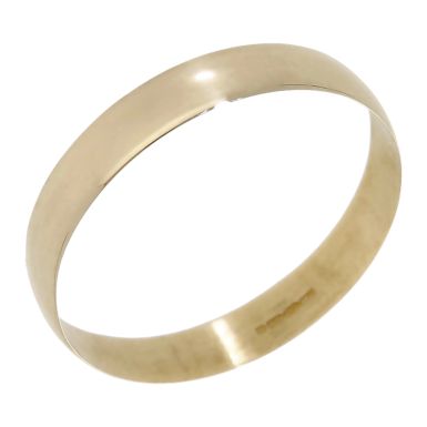 Pre-Owned 9ct Yellow Gold 4mm Wedding Band Ring