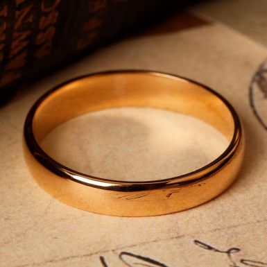 Pre-Owned Vintage 1913 22ct Gold 3mm Wedding Ring
