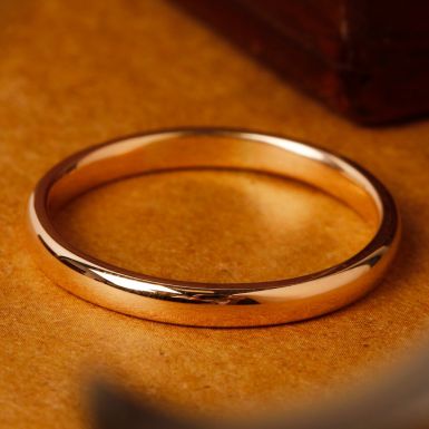 Pre-Owned Vintage 1946 9ct Yellow Gold 2.5mm Wedding Ring
