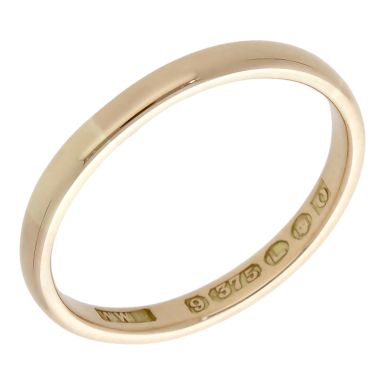 Pre-Owned Vintage 1946 9ct Yellow Gold 2.5mm Wedding Ring