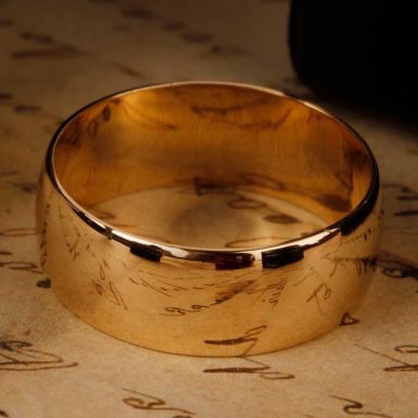 Pre-Owned Vintage 1986 9ct Yellow Gold 8mm Wedding Ring