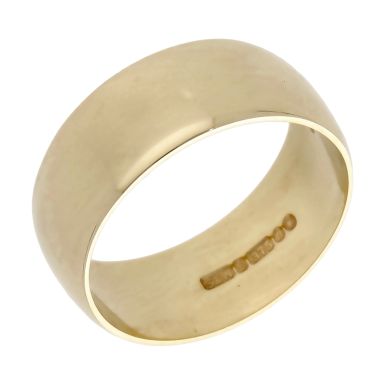 Pre-Owned 9ct Yellow Gold 9mm Wedding Band Ring