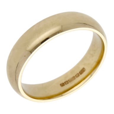 Pre-Owned 9ct Yellow Gold 6mm Wedding Band Ring