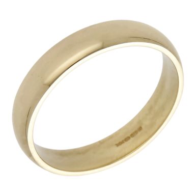 Pre-Owned 9ct Yellow Gold 5mm Wedding Band Ring