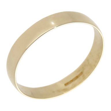 Pre-Owned 9ct Yellow Gold 3mm Wedding Band Ring