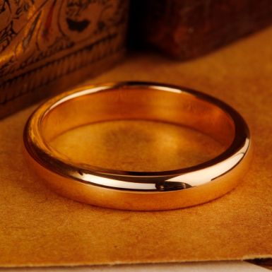 Pre-Owned Vintage 1959 22ct Gold 3mm Plain Wedding Band Ring