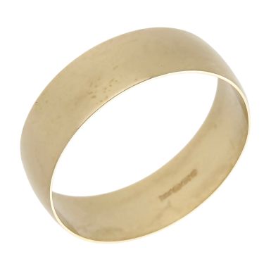 Pre-Owned 9ct Yellow Gold 7mm Wedding Band Ring