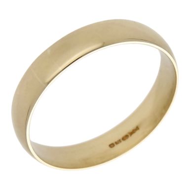 Pre-Owned 9ct Yellow Gold 5mm Wedding Band Ring