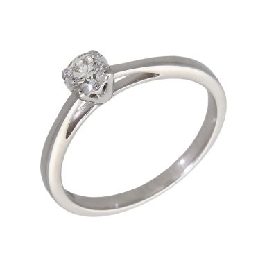 Pre-Owned 18ct White Gold 0.36ct Diamond Solitaire Ring