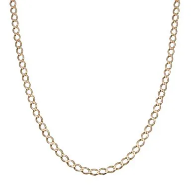 Pre-Owned 9ct Yellow Gold 21" Curb Chain Necklace