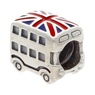 Pre-Owned Pandora Silver Great Britain Double Decker Bus Charm