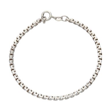 Pre-Owned Silver 7" Box Link Style Bracelet
