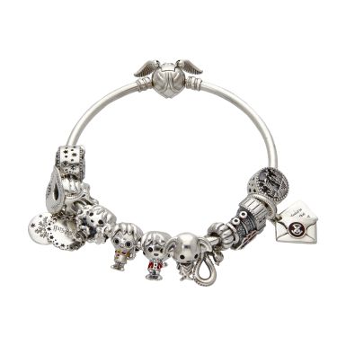 Pre-Owned Pandora Silver Harry Potter Charm Bracelet & Charms