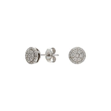 Pre-Owned 18ct White Gold 0.30ct Diamond Stud Earrings