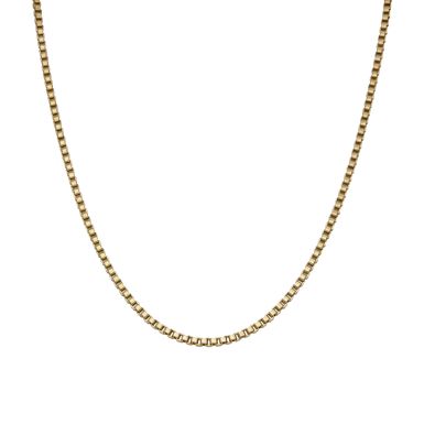 Pre-Owned 9ct Yellow Gold 16" Box Link Chain Necklace