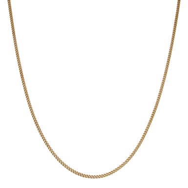 Pre-Owned 9ct Yellow Gold 16" Curb Chain Necklace