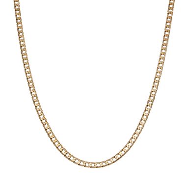 Pre-Owned 9ct Yellow Gold 22" Curb Chain Necklace