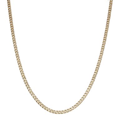 Pre-Owned 9ct Yellow Gold 18" Curb Chain Necklace