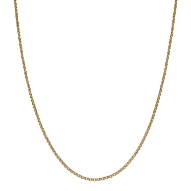 Pre-Owned 9ct Yellow Gold 18" Belcher Chain Necklace