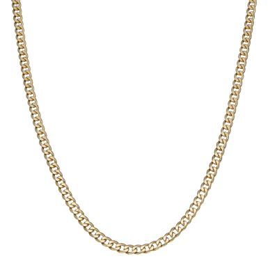 Pre-Owned 9ct Yellow Gold 28" Curb Chain Necklace