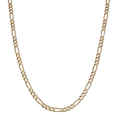 Pre-Owned 9ct Yellow Gold 21" Figaro Chain Necklace