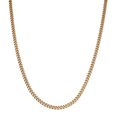 Pre-Owned 9ct Yellow Gold 24" Curb Chain Necklace