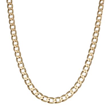 Pre-Owned 9ct Yellow Gold 20" Curb Chain Necklace