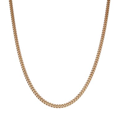 Pre-Owned 9ct Yellow Gold 24" Curb Chain Necklace