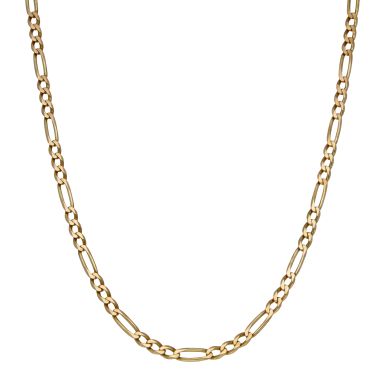 Pre-Owned 9ct Yellow Gold 20" Figaro Chain Necklace