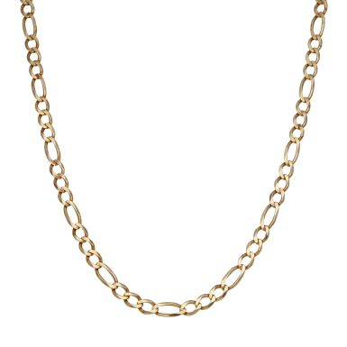 Pre-Owned 9ct Yellow Gold 20" Figaro Chain Necklace