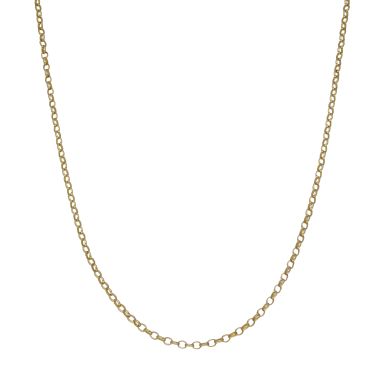 Pre-Owned 9ct Yellow Gold 19.5" Belcher Chain Necklace