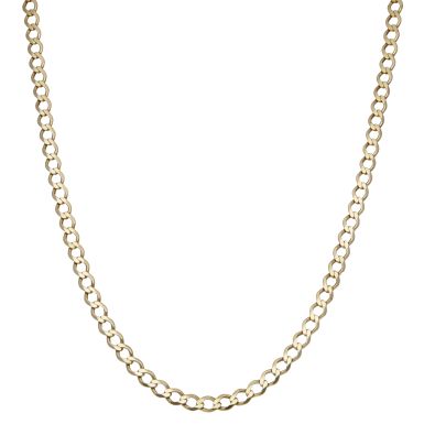 Pre-Owned 9ct Yellow Gold 20" Curb Chain Necklace