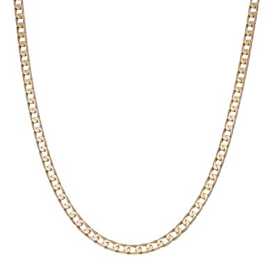 Pre-Owned 9ct Yellow Gold 18" Curb Chain Necklace