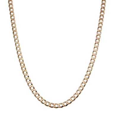 Pre-Owned 9ct Yellow Gold 21" Curb Chain Necklace