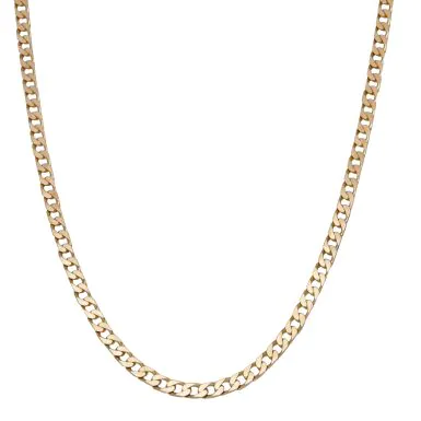 Pre-Owned 9ct Yellow Gold 18" Curb Chain Necklace