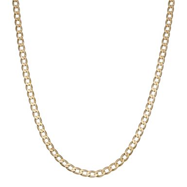 Pre-Owned 9ct Yellow Gold 20" Curb Chain Necklace