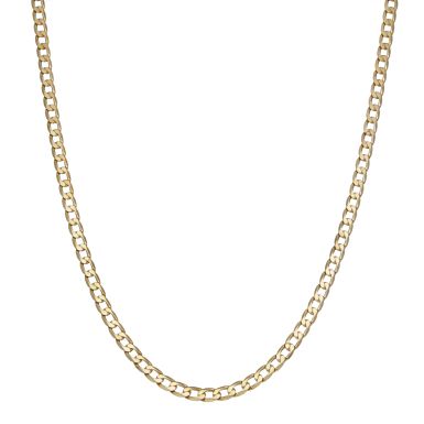 Pre-Owned 9ct Yellow Gold 18" Curb Chain Necklace