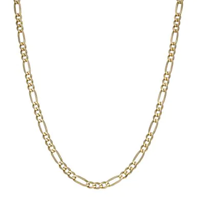 Pre-Owned 9ct Yellow Gold 24" Figaro Chain Necklace