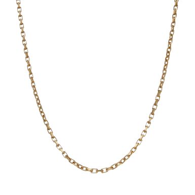 Pre-Owned 9ct Gold 18" Diamond-Cut Belcher Chain Necklace