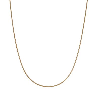 Pre-Owned 9ct Yellow Gold 18" Snake Chain Necklace