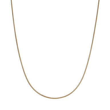 Pre-Owned 9ct Yellow Gold 18" Snake Chain Necklace