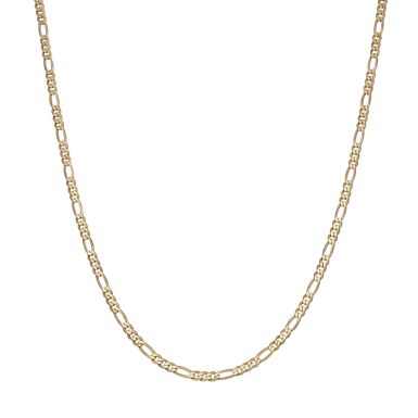 Pre-Owned 9ct Yellow Gold 24" Figaro Chain Necklace