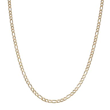 Pre-Owned 9ct Yellow Gold 22" Figaro Chain Necklace