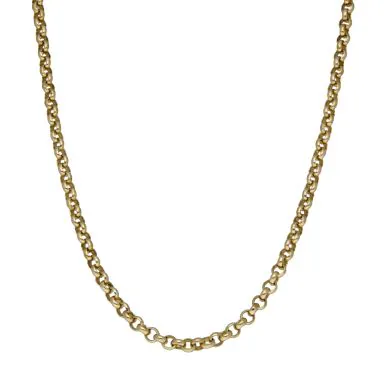 Pre-Owned 9ct Yellow Gold 21" Belcher Chain Necklace